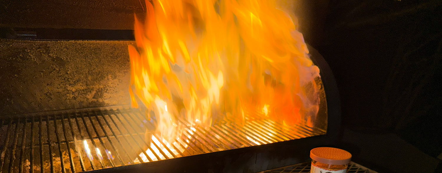hot grill fire