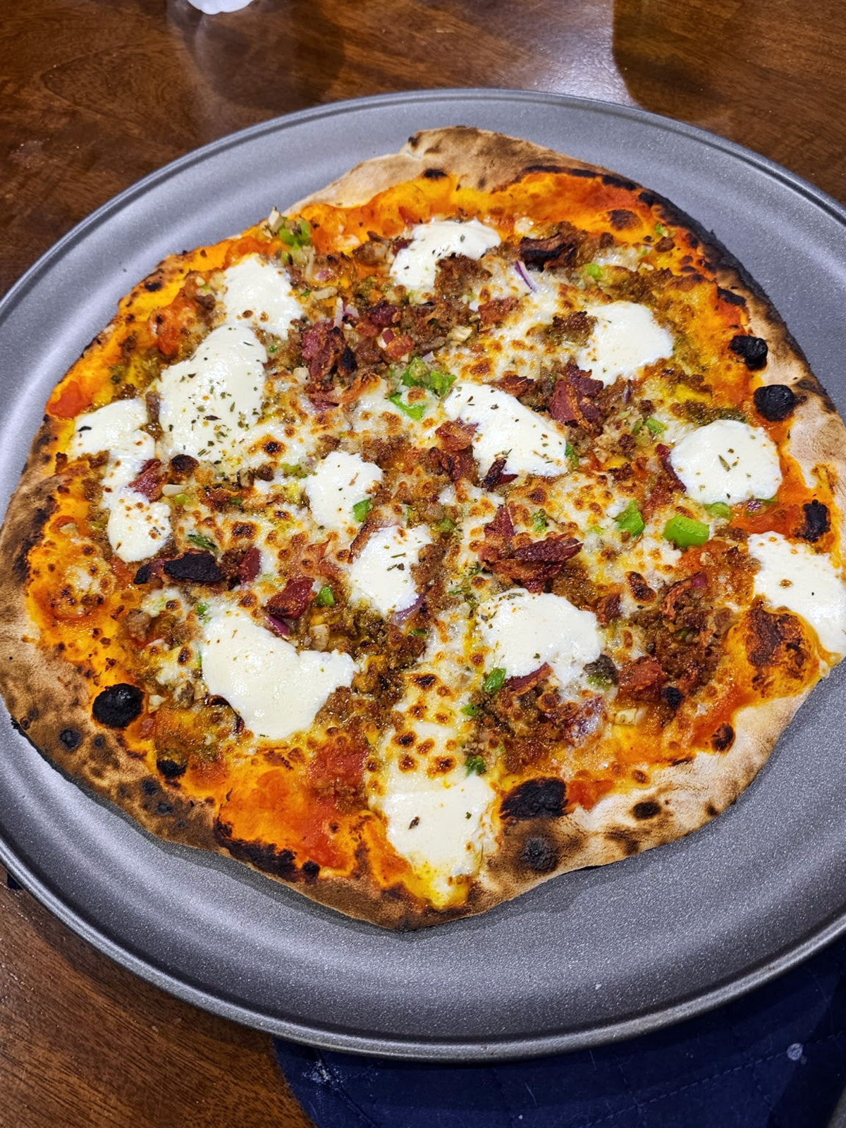 hot pepper spice blend used on homemade pizza