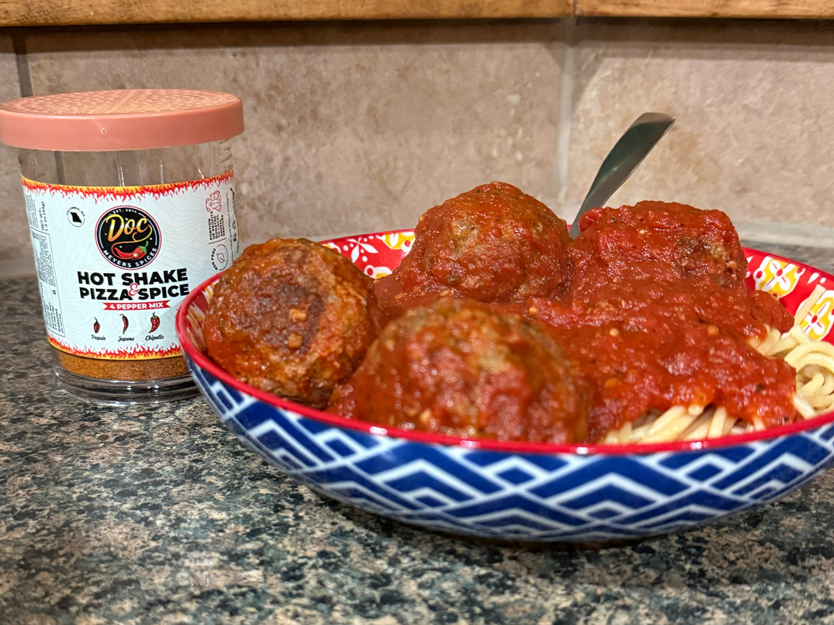 hot pepper spice for spaghetti and meatballs