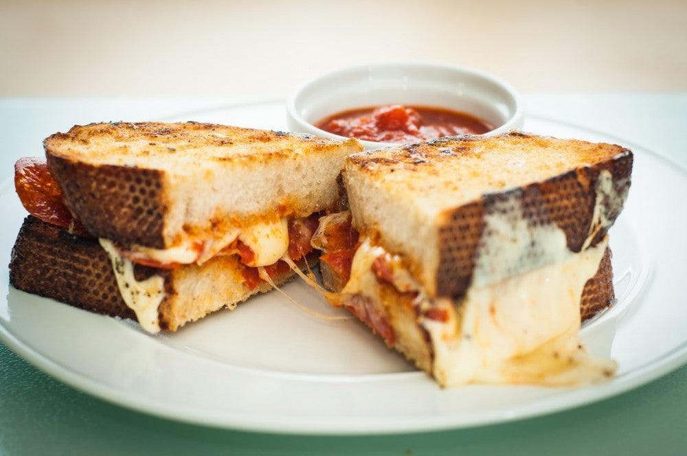 “The Real Deal” Pizza Grilled Cheese