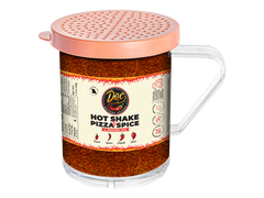 hot pepper shake and pizza spice shaker jar