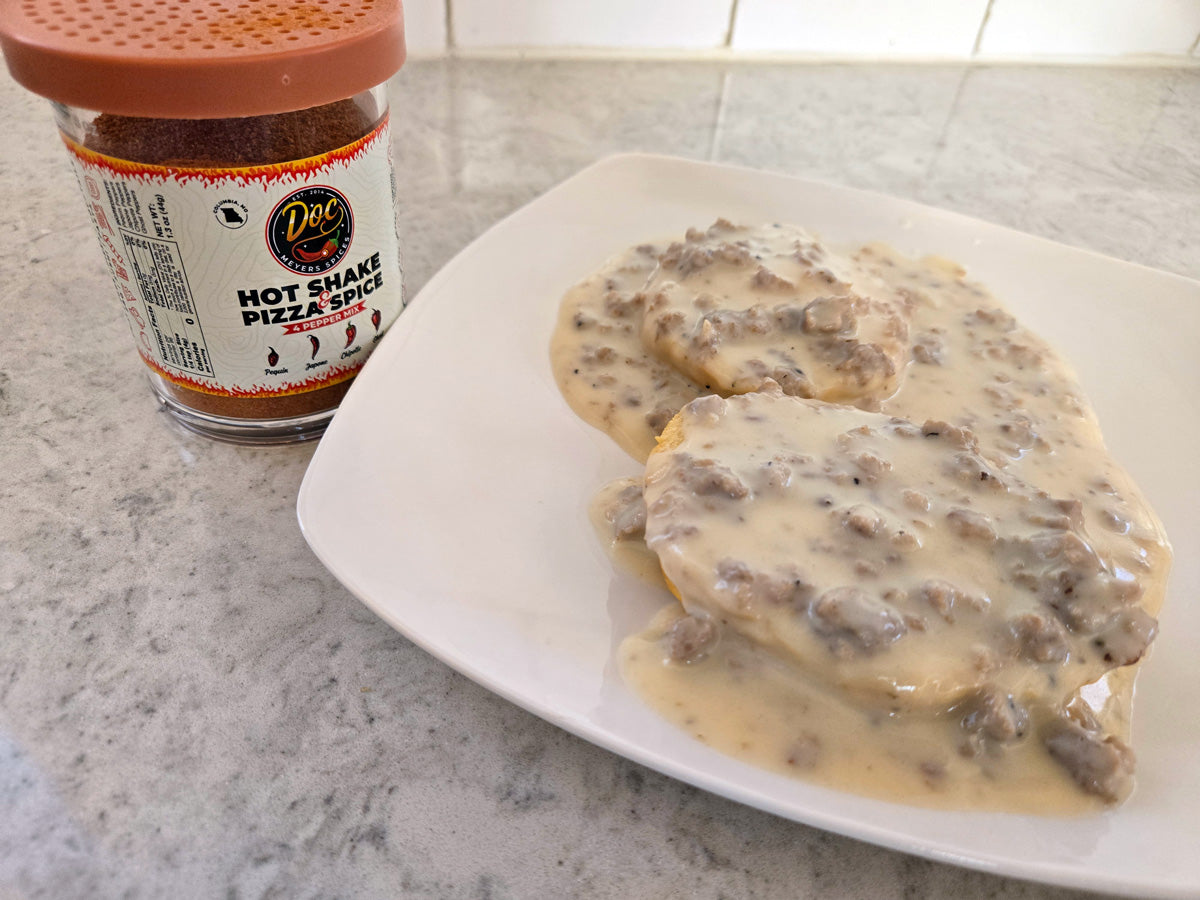 hot pepper spice for biscuits and gravy